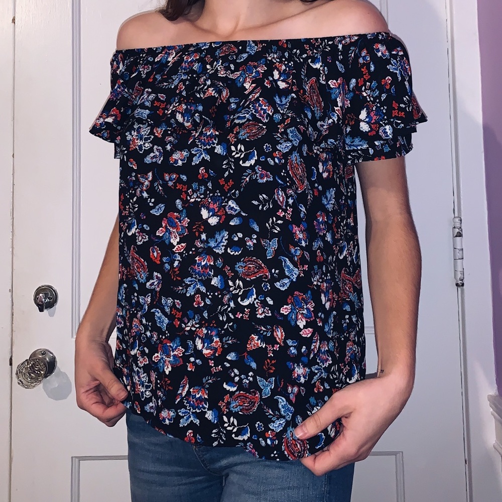 Off-Shoulder Blouse